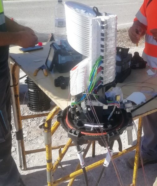 Troncales de fibra óptica de la Generalitat de Catalunya